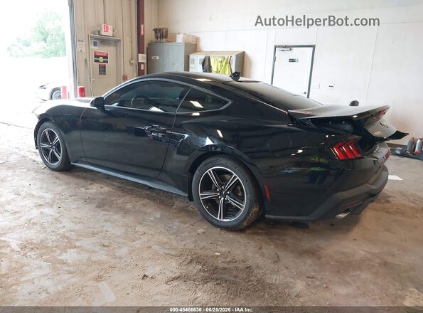 1FA6P8TH7R5124360 2024 FORD MUSTANG Black Հետևի ձախ
