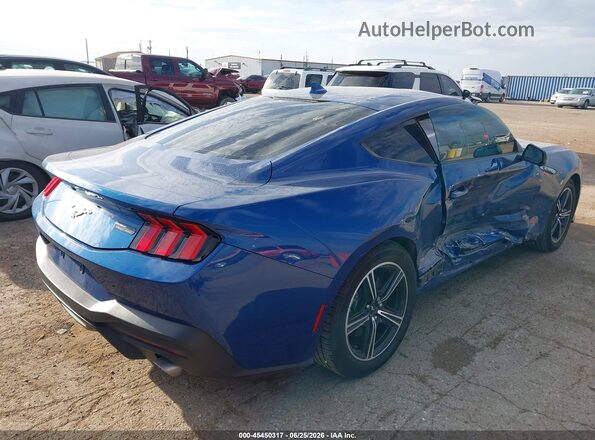1FA6P8TH7R5137710 2024 FORD MUSTANG Blue Rear right