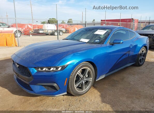 1FA6P8TH7R5137710 2024 FORD MUSTANG Blue Front left