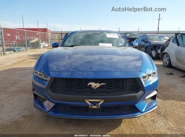 1FA6P8TH7R5137710 2024 FORD MUSTANG Blue Instrument cluster view
