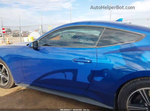 1FA6P8TH7R5137710 2024 FORD MUSTANG Blue 360 interior view
