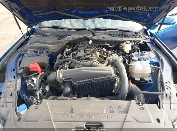 1FA6P8TH7R5137710 2024 FORD MUSTANG Blue Rear view