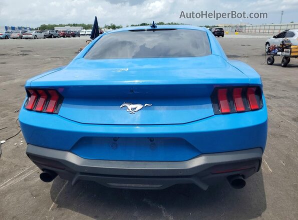 1FA6P8TH7S5110951 2025 FORD MUSTANG Blue Rear view