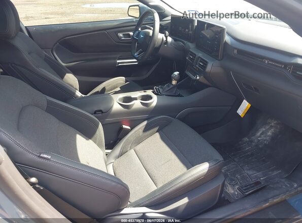 1FA6P8TH7S5127958 2025 FORD MUSTANG Gray Вид салону спереду