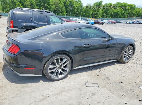 1FA6P8TH8G5322085 2016 FORD MUSTANG Черный Задняя правая четверть