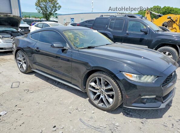 1FA6P8TH8G5322085 2016 FORD MUSTANG Черный Передняя правая четверть