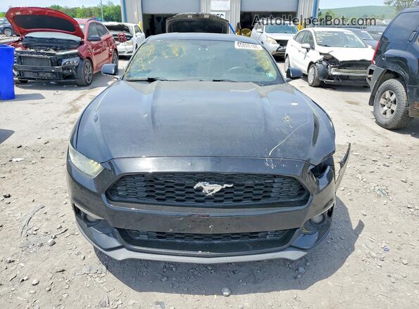 1FA6P8TH8G5322085 2016 FORD MUSTANG Черный Вид спереди