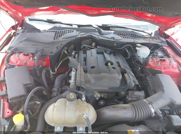 1FA6P8TH8H5303523 2017 FORD MUSTANG Red Rear view