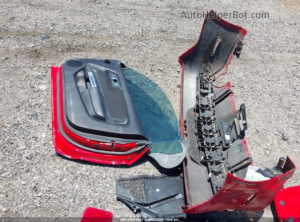 1FA6P8TH8H5343102 2017 FORD MUSTANG Red ხელსაწყოთა პანელის ხედი