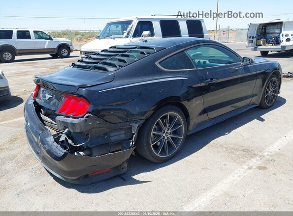 1FA6P8TH8J5159543 2018 FORD MUSTANG Black Trasero derecho