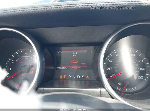 1FA6P8TH8K5204157 2019 FORD MUSTANG Blue Հետևի նստատեղերի տեսք