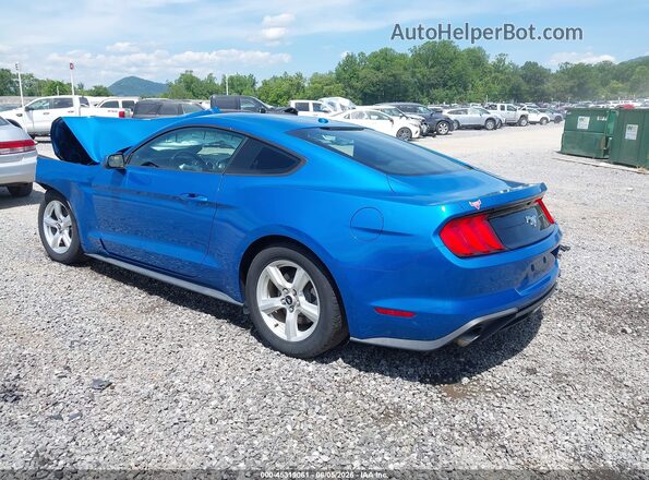 1FA6P8TH8K5204157 2019 FORD MUSTANG Blue Հետևի ձախ