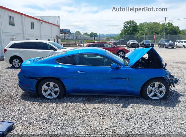 1FA6P8TH8K5204157 2019 FORD MUSTANG Blue Սալոնի հետևի տեսք