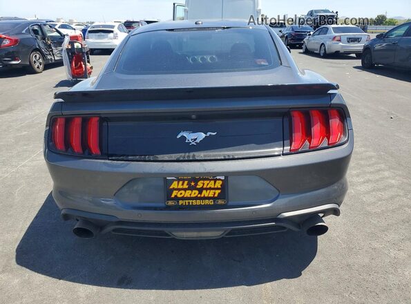 1FA6P8TH8L5104027 2020 FORD MUSTANG Серый Вид сзади
