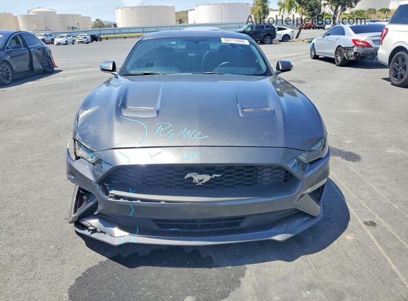 1FA6P8TH8L5104027 2020 FORD MUSTANG Серый Вид спереди