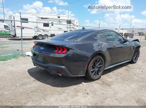 1FA6P8TH8R5122049 2024 FORD MUSTANG Black Trasero derecho