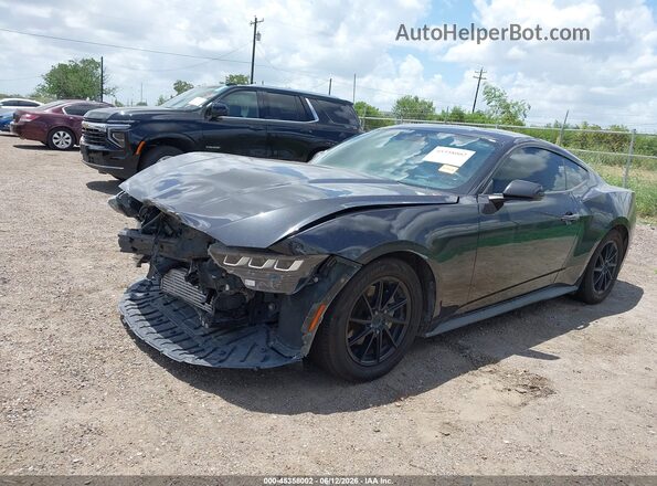 1FA6P8TH8R5122049 2024 FORD MUSTANG Black Vista tres cuartos delantera izquierda