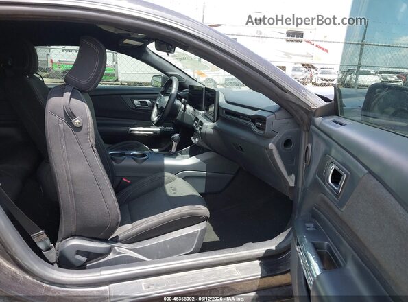 1FA6P8TH8R5122049 2024 FORD MUSTANG Black Vista interior delantera
