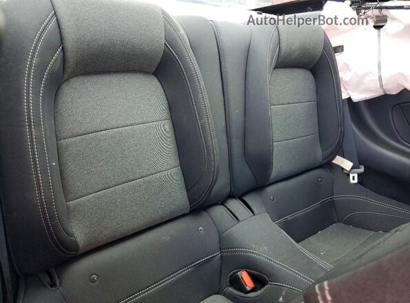 1FA6P8TH8S5121618 2025 FORD MUSTANG Black Vista de los asientos traseros