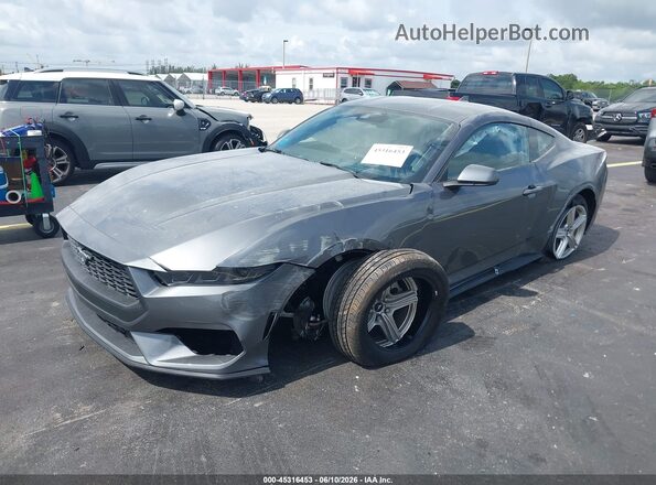 1FA6P8TH8T5103511 2026 FORD MUSTANG Gray Vista tres cuartos delantera izquierda