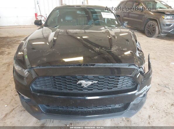 1FA6P8TH9H5209344 2017 FORD MUSTANG Black Vista del cuadro de instrumentos