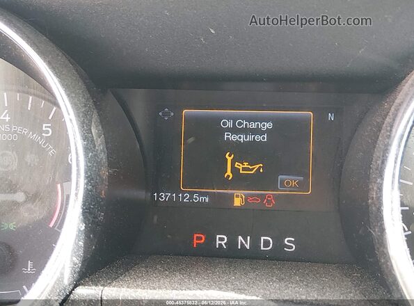 1FA6P8TH9H5259242 2017 FORD MUSTANG Gray Widok tylnych siedzeń