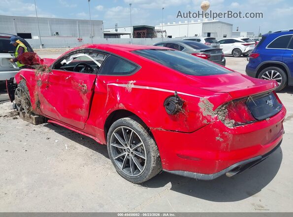 1FA6P8TH9J5103210 2018 FORD MUSTANG Red უკანა მარცხენა