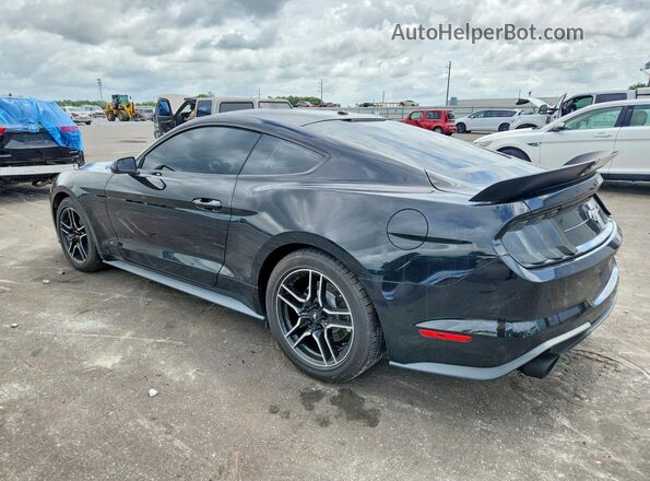 1FA6P8TH9J5183253 2018 FORD MUSTANG Black Trasero izquierdo