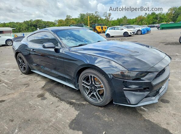 1FA6P8TH9J5183253 2018 FORD MUSTANG Black Delantero derecho
