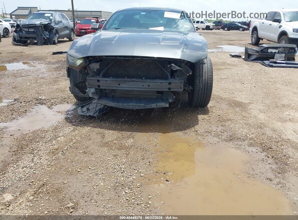 1FA6P8TH9K5118291 2019 FORD MUSTANG Gray Դիմացի տեսք