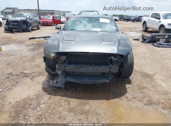 1FA6P8TH9K5118291 2019 FORD MUSTANG Gray Սալոնի հետևի տեսք