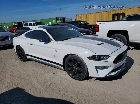 1FA6P8TH9L5161644 2020 FORD MUSTANG White Delantero derecho