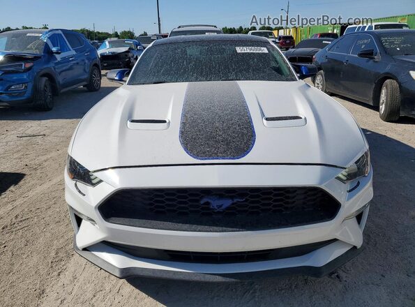 1FA6P8TH9L5161644 2020 FORD MUSTANG White Vista frontal