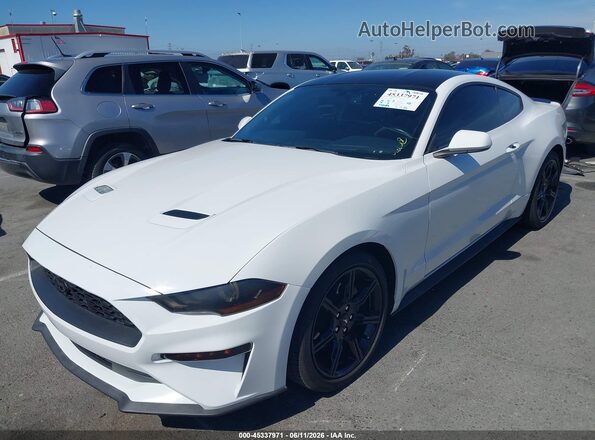 1FA6P8TH9L5181893 2020 FORD MUSTANG White წინა ხედი