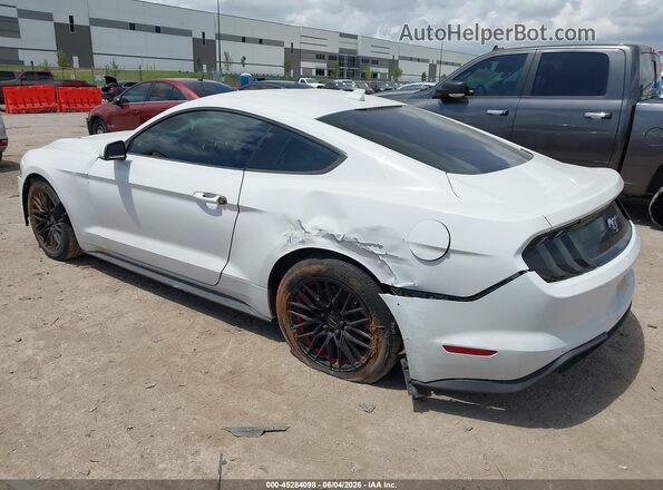 1FA6P8TH9M5109335 2021 FORD MUSTANG Белый Задняя левая четверть