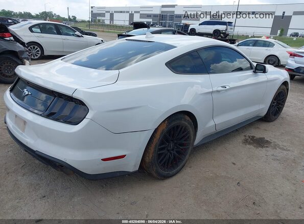 1FA6P8TH9M5109335 2021 FORD MUSTANG Белый Задняя правая четверть