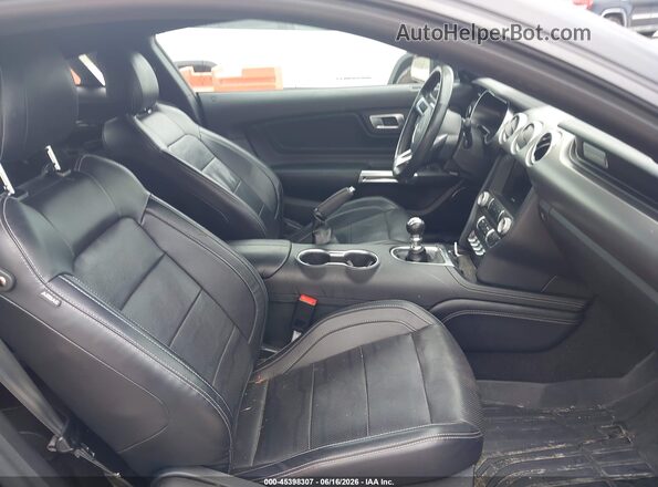 1FA6P8TH9M5145171 2021 FORD MUSTANG Black Widok wnętrza z przodu