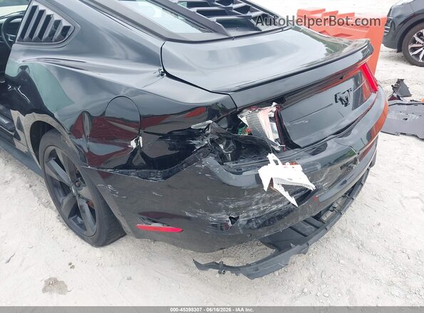 1FA6P8TH9M5145171 2021 FORD MUSTANG Black Widok z przodu