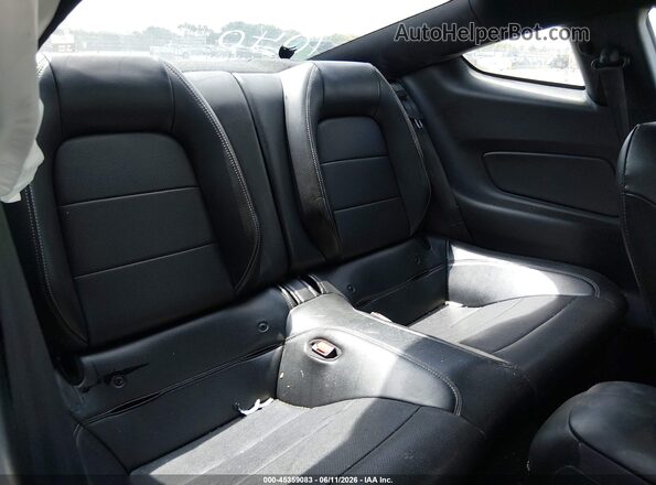 1FA6P8TH9N5111040 2022 FORD MUSTANG Blue Vista de la etiqueta del VIN