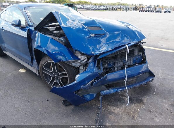 1FA6P8TH9N5111040 2022 FORD MUSTANG Blue Vista frontal
