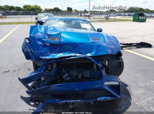 1FA6P8TH9N5111040 2022 FORD MUSTANG Blue Vista interior trasera