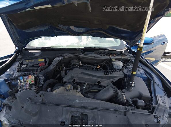 1FA6P8TH9N5111040 2022 FORD MUSTANG Blue Vista trasera