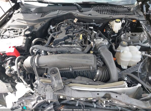 1FA6P8TH9R5109469 2024 FORD MUSTANG Черный Вид сзади