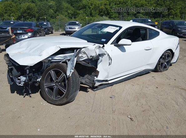 1FA6P8TH9R5138406 2024 FORD MUSTANG White Vista tres cuartos delantera izquierda
