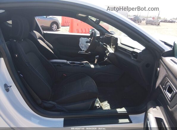 1FA6P8TH9R5138406 2024 FORD MUSTANG White Vista interior delantera