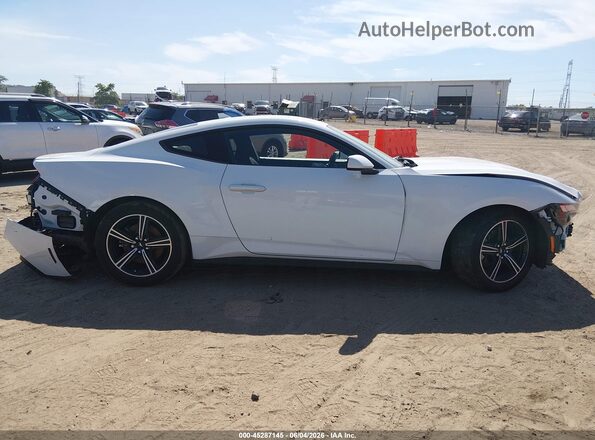 1FA6P8TH9R5138406 2024 FORD MUSTANG White Vista del cuadro de instrumentos