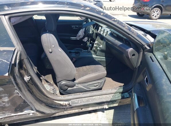 1FA6P8THXG5260771 2016 FORD MUSTANG Black Вид салону спереду