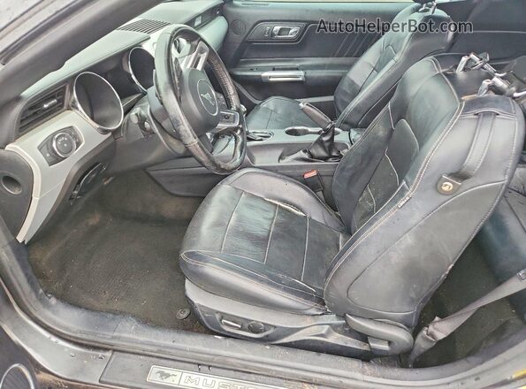 1FA6P8THXG5278817 2016 FORD MUSTANG Gray Widok wnętrza z przodu