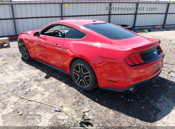 1FA6P8THXJ5106021 2018 FORD MUSTANG Red Trasero izquierdo