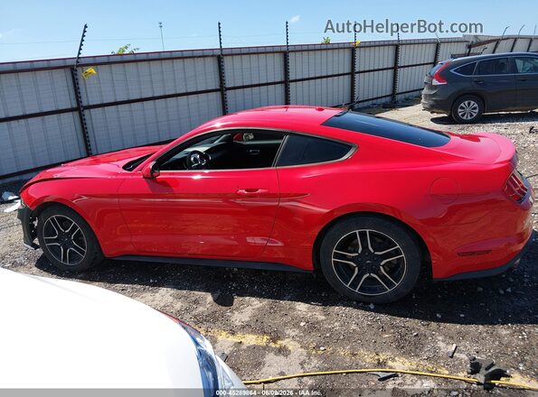 1FA6P8THXJ5106021 2018 FORD MUSTANG Red Vista interior de 360 grados
